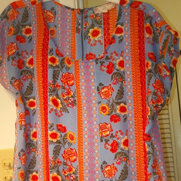 Pink Rose Tops - Pink Rose Vintage Top